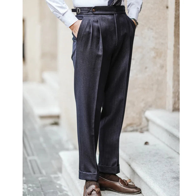 Santorini Classic Pleated Trousers