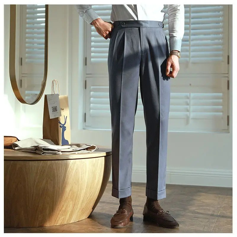 Semplice Double Pleated Trousers