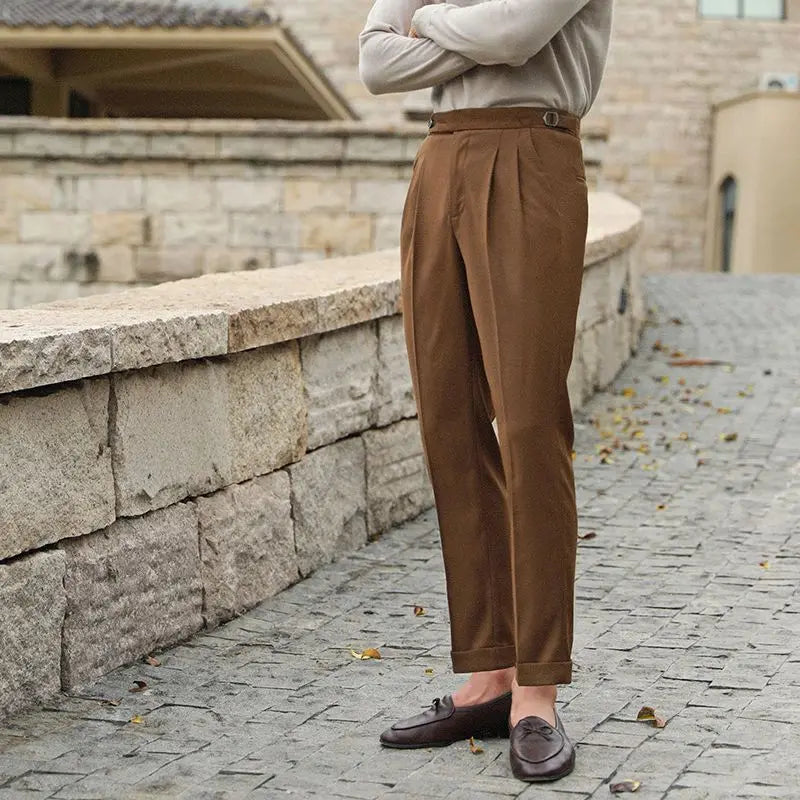 Semplice Double Pleated Trousers