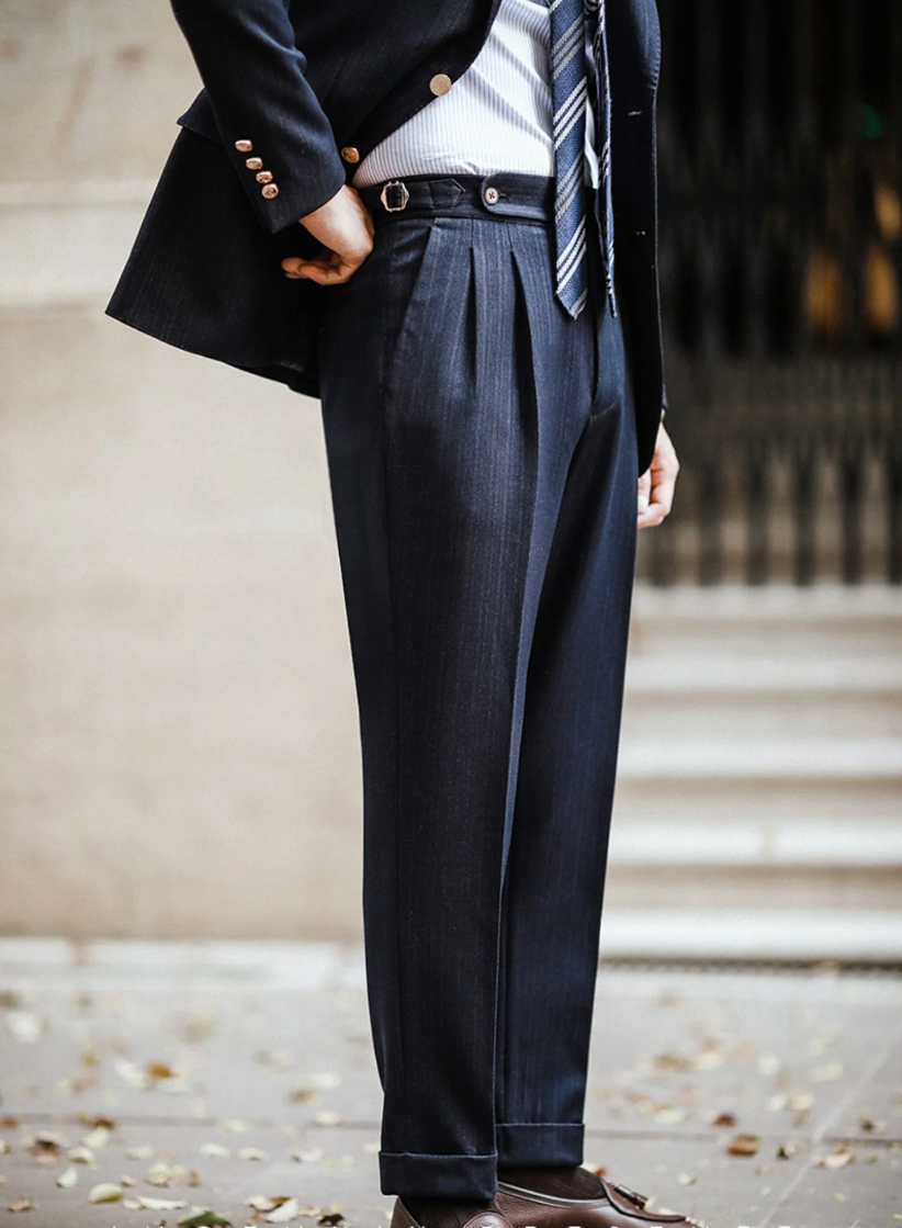 Santorini Classic Pleated Trousers